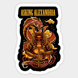 ASKING ALEXANDRIA MERCH VTG Sticker